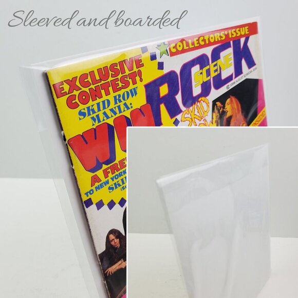 Rock Scene Magazine KISS Skid Row Motley Crue Cult Def Leppard VTG August 1990 - Picture 4 of 10